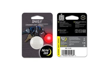 Image of Nite Ize Carabiner Light, Red/Black Gates, MSL-10-R6
