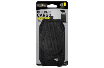 Image of Nite Ize Clip Case Cargo Universal Rugged Holster, Magnet Tall - Black CCCT-03-MAG01