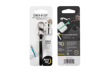 Image of Nite Ize Cinch-A-Lot Mini Stretch Strap, Black, Mini, CALS-01-R3