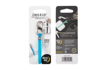 Image of Nite Ize Cinch-A-Lot Mini Stretch Strap, Blue, Mini, CALS-03-R3