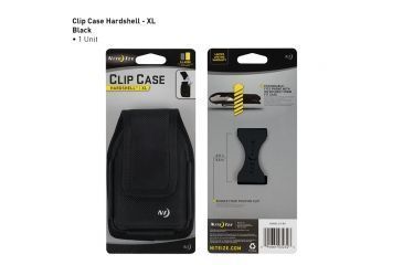 Image of Nite Ize Clip Case Hardshell Holster XL,Black HSHXL-01-R3