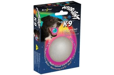 Image of Nite Ize MeteorLight Ball LED Light Up Dog Ball, MeteorLight Ball K-9 Disc O MTLP-08-07