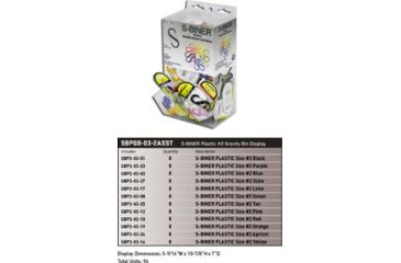 Image of Nite Ize Figure S Plastic Biner, Assorted 908600