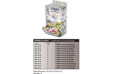 Image of Nite Ize Figure S Plastic Biner, Assorted 908601