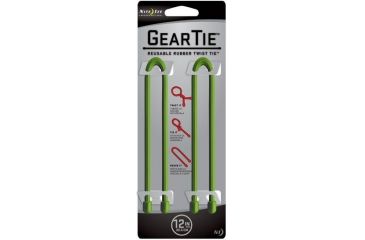Image of Nite Ize Gear Tie 12in Lime 2pk