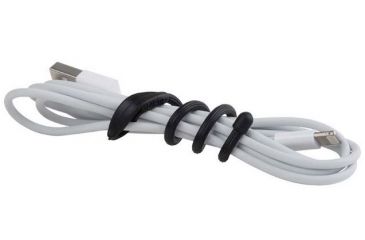 Image of Nite Ize Gear Tie 6in 2pk Black, 6 GTK6-01-2R7