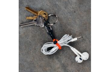 Image of Nite Ize Gear Tie Clippable Twist Tie, Black, Pack of 2 GLZ-01-2R7