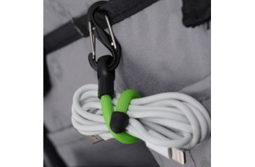 Image of Nite Ize Gear Tie Clippable Twist Tie, Black, Pack of 2 GLZ-01-2R7