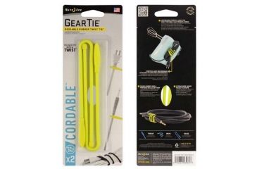 Image of Nite Ize Gear Tie Cordable Twist Tie, Neon Yellow, 12 in, GTK12-33-2R7