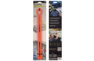 Image of Nite Ize Gear Tie Mega Twist Tie, Bright Orange, 32 in, GTM32-31-R3