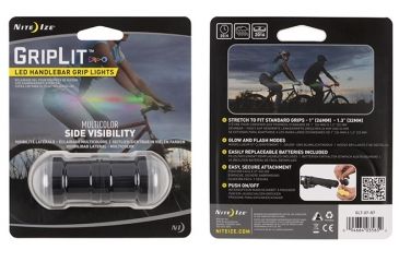 Image of Nite Ize Griplit LED Handlebar Bike Light,Disco GLT-07-R7