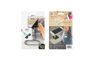 Image of Nite Ize Hitch Phone Anchor + Stretch Strap, Charcoal, HPSS-09-R7