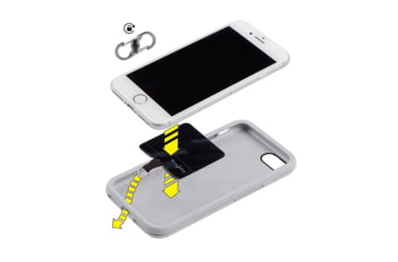 Image of Nite Ize Hitch Phone Anchor + Stretch Strap, Charcoal, HPSS-09-R7