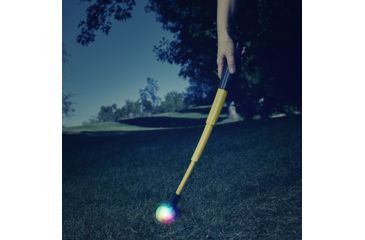 Image of Nite Ize Huck 'N Tuck GlowStreak Collapsible Thrower + LED Ball, Disc-O HNTG-01-R7