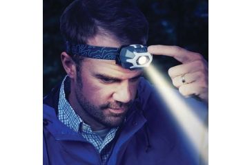 Image of Nite Ize INOVA STS PowerSwitch Rechargeable Headlamp - 280 Lumens, Grey/Glacier, HRSA-02-R7
