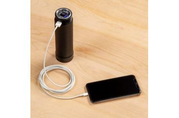 Image of Nite Ize INOVA T11R Rechargeable Tactical Flashlight and Power Bank, Black, T11RA-01-R8