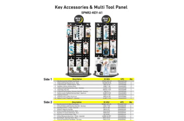 Image of Nite Ize Key Accessories/ Multi Tool Spinner Display Double Sided Assortment, SPNR2-KEY-A1