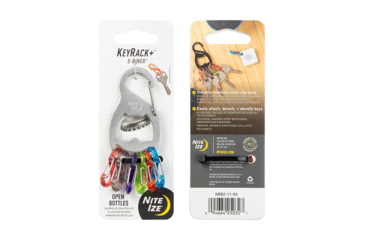 Image of Nite Ize KeyRack+ S-Biner, Stainless Steel, KRB2-11-R6