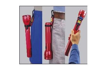 Image of Nite Ize NIR-07-01 Black Lite Ring Utility Clip fits Virtually Any Size or Shape Flashlight