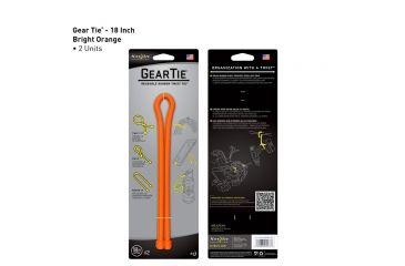 Image of Nite Ize Gear Bendable Tie, 18in. - Bright Orange 2 Pack GT18-2PK-31