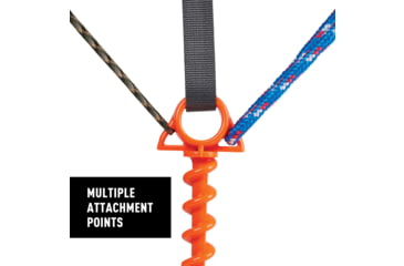Image of Nite Ize Orange Screw Large Ultimate Ground Anchor - 2 Pack