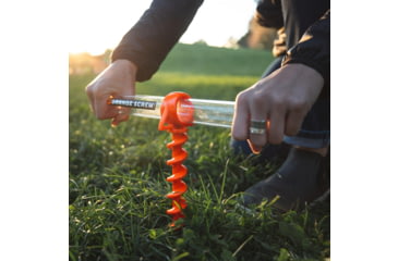 Image of Nite Ize Orange Screw Large Ultimate Ground Anchor - 2 Pack