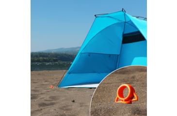 Image of Nite Ize Large Ultimate Ground Anchor, 2 Pack, Orange, OSL-31-2R3