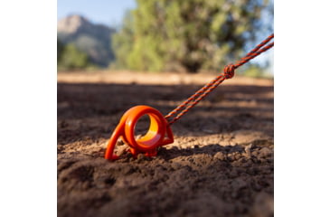 Image of Nite Ize Orange Screw Small Ultimate Ground Anchor - 4 Pack