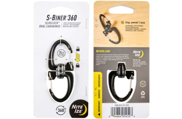 Image of Nite Ize S-biner 360 Slidelock Dual Carabiner NISBLR3-01-R3