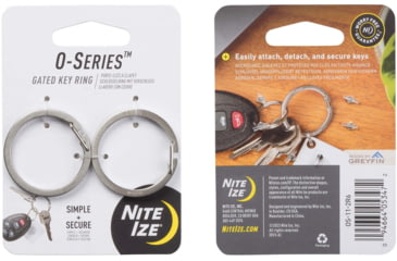 Image of Nite Ize O-series Gated Key Ring - 2 Pack - OS-11-2R6