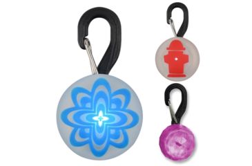 Image of Nite Ize Pet Lite LED Collar Light, Blue Burst, Jewel Crystal, Jewel Pink, Paw Green, Red Hydrant