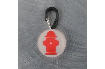 Image of Nite Ize PetLit LED Collar Light, White LED, Red Hydrant PCL02-03-10HY