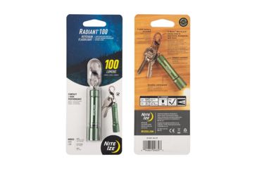 Image of Nite Ize Radiant 100 Keychain Flashlight, Olive, R100F-08-R7
