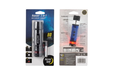 Image of Nite Ize Radiant 3-in-1 Mini Flashlight, Black, NL1B-01-R7