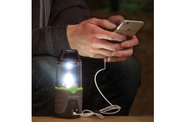 Image of Nite Ize Radiant 300 Lumens Rechargeable Lantern, Green/Grey, R300RL-17-R8