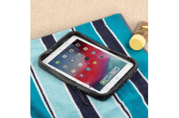Image of Nite Ize RunOff Waterproof Tablet Case, Charcoal, Fits tablets up to 7.63in wide and 10.23in tall, ROTC-09-R3