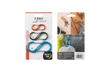 Image of Nite Ize S-Biner Aluminum Dual Carabiner, Assorted, SBA234-A2-R6