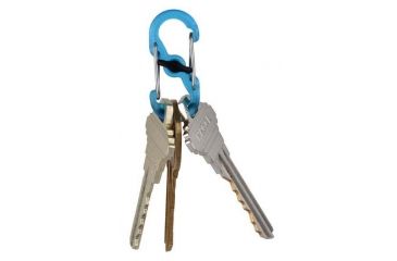 Image of Nite Ize S-Biner Plastic MicroLock 2pk Translucent Blue LSBPM-03T-2R3