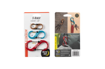 Image of Nite Ize S-Biner SlideLock Aluminum, Assorted, #2, LSBA234-A2-R6