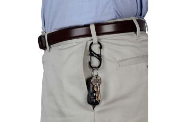 Image of Nite Ize S-Biner SlideLock Steel - #3, Black LSB3-01-R6