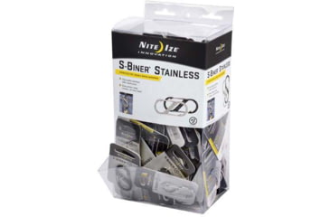 Image of Nite Ize S-biners Dual Carabiner Size #2 Gravity Bin Display - SBGB-02-A2