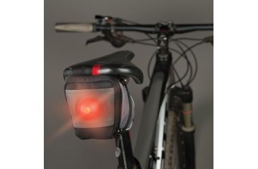 Image of Nite Ize SaddleLite LED Bike Bag - Red LED SDL-M1-R3