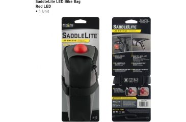 Image of Nite Ize SaddleLite LED Bike Bag - Red LED SDL-M1-R3