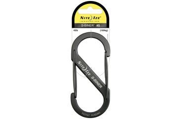 Image of Nite Ize SB5-03-01 S-Biner Versatile Carry Biners - Size 5 - Black