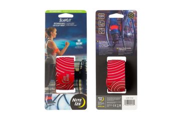 Image of Nite Ize SlapLit Rechargeable LED Slap Wrap, Red SLPR-10-R3