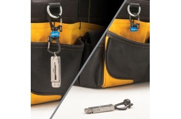 Image of Nite Ize SlideLock 360 Magnetic Locking Carabiner , Blue, MSBL-03-R7