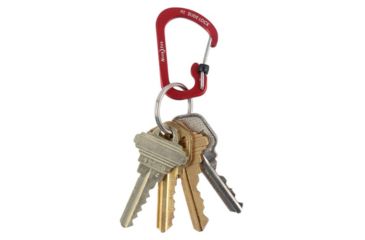 Image of Nite Ize SlideLock Carabiner Aluminum No2, Red, CSLA2-10-R6