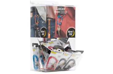 Image of Nite Ize Slidelock Carabiner Aluminum #3 Gravity Bin - GB-CSLA3-A1