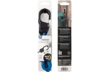 Image of Nite Ize Slidelock Carabiner Bungee, Blue - BSL36-03-R3