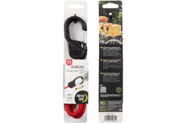 Image of Nite Ize Slidelock Carabiner Bungee, Red - BSL24-10-R3